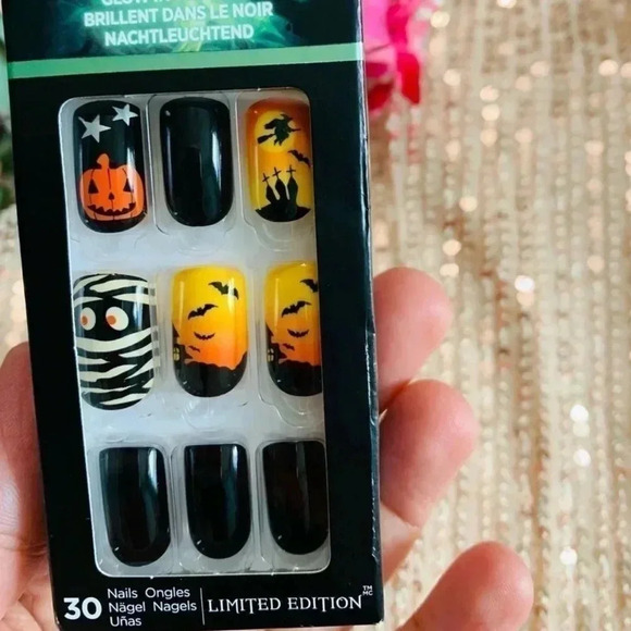 NEW ImPRESS GLOW IN THE DARK HALLOWEEN NAILS - Picture 3 of 5